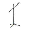 Universal 2 in 1 Mic Stand Microphone Tripod Floor Stand Adjustable Microphone Clip Holder Detachable Double-headed Stage Microphone Stand. 