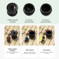 Portable Electric Espresso Coffee Machine Cordless Heat and Cold Brew 3oz Single Serve Mini Coffee Maker with 3-IN-1 Coffee Powder/N Capsule/DG Capsule 20Bar Pump Pressure Rechargeable 9600mAh Battery. 
