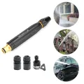 High Pressure Spray Guns Garden Hose Sprinkler Metal Spray Foam Washing Car Hose Foam Nozzle Water Tool Throwing Watering. 