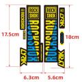 Front Fork Sticker Mountain Bike Front Shock Absorber Change Sticker Waterproof Cologo. 