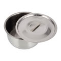 5 Pcs Stainless Steel Stock Pot with Lid One Set Food Saver , Steamer & Food Container Cooking Tools Cookware Kitchen Accessories. 
