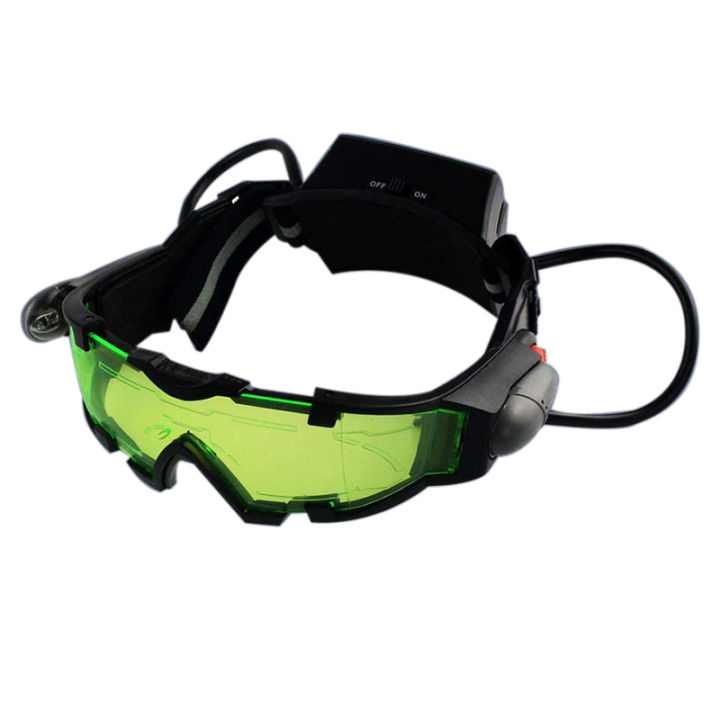 Night Vision Goggles Adjustable Kids LED Night Goggles for Racing Bicycling Hunting to Protect Eyes Children Gift