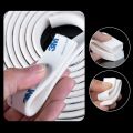 Silicone Self Adhesive Sponge Seal Strip Width Thick 2-20mm Foam Anti-collision Seal Gasket for Doors/Window. 