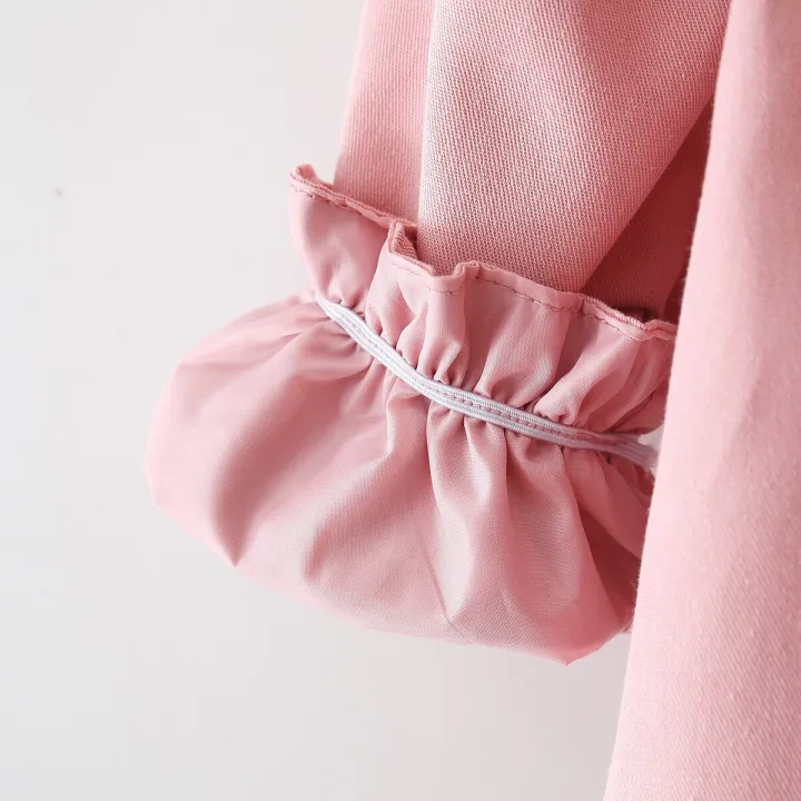 Spring%20And%20Autumn%20New%20Girls'%20Baby%20Long%20Sleeve%20Windbreaker%20Coat%20Lace%20Lapel%20Infant%20Coat%20Windproof%20Girl%20Children'S%20Clothing%20Suitable%20For%200-3%20Years%20Old%20-%20Image%207