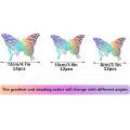 36pcs Laser Butterfly Wall Decor 3D Paper Butterfly Sticker for Cake Cupcake Gift Box Birthday Baby Shower Girl Room Decals. 