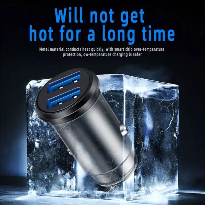 Car%20Charger%20Mobile%20Phone%20Charger%20For%20Cigarette%20Lighter%2030W%20Fast%20Charging%20Dual%20USB%20Connector%20For%20IPhone%20Huawei%20Xiaomi%20Samsung%20-%20Image%205