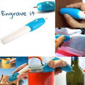 Electric Engraving Pen Ergonomic Grip DIY Precision Replaceable Carving Tools. 