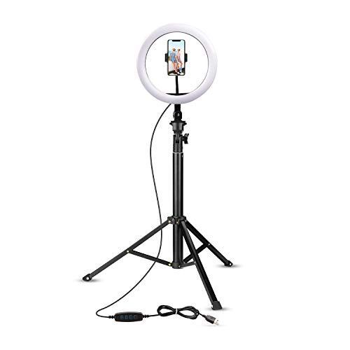 Tripod Stand with Ring Light for Selfie, TikTok