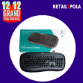 Logitech Keyboard PS/2 Deluxe Computer Keyboard (Black).. 