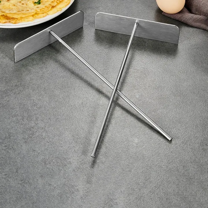 Pie Tool Stainless Steel Crepes Spreader Rustproof DIY Pancake Spatula ...
