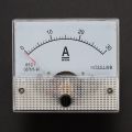 85C1-A Dc Analog Ampere Meter Panel Meter Gauge 30A Amp Gauge Current Mechanical Ammeters. 