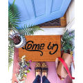 【Miga Plaza】Home Textiles Slip Outdoor Ndoor Come Doormat Welcome-Go Non Mat In Away 40x60cm Floor Home Textiles Plain Casual Branded Shirt For Men On Sale. 