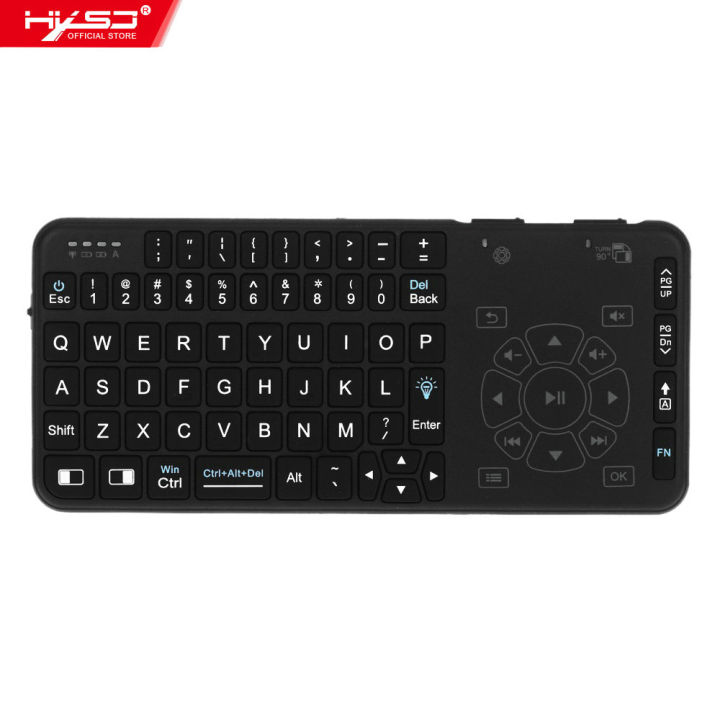 HXSJ Rii Rt504 2.4G Handheld Remote Mini Ultra Slim Thin Mu-Ltifunction ...