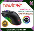 HAVIT GAMENOTE MS814 PROGRAMMABLE GAMING MOUSE 7 Keys. 