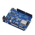 ESP-12E WeMos D1 UNO R3 CH340 CH340G WiFi Development Board Based ESP8266 Shield Smart Electronic PCB For Arduino Compatible IDE. 