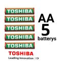 AA Battery 5pc Pack. 