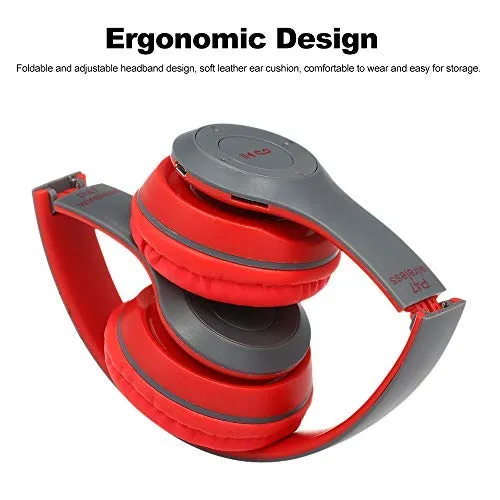 Foldable%20Bluetooth%20Wireless%20P47%20Headphones%20Noise%20Canceling%20MP3/MP4%20Player%20-%20Image%203