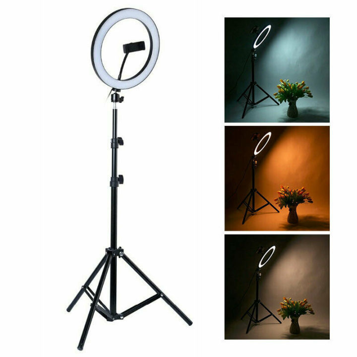LED%20%20Studio%20Camera%20Ring%20Light%20With%207ft%20Stand%20-%20Image%203