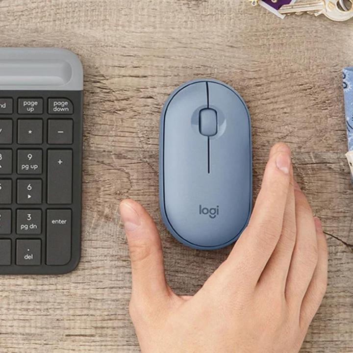 New%20Logitech%20PEBBLE%20POP%20Mouse%20Laptop%20Tablet%20M350%20Wireless%20Bluetooth%20Mouse%20Light%20and%20Thin%20Mute%20Office%20Battery%20Usb%20Stock%20Mini%20Mice%20-%20Image%204