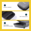UGREEN Earphone Case Small Headphone Hard Case Carrying Bag Pouch with Mesk Pocket and Double Zipper for AirPods, in-Ear Earbuds. 