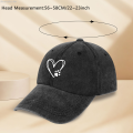 Anrushide Retro Distressed Washed Solid Color Love Dog Claw Baseball Cap Luxury For Men and Couples Duck Tongue Cap Outdoor Sun Protection Hat. 