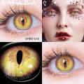【FASHION】 AMARA YELLOW Color Contact Lenses For Eyes Makeup Beauty Contact Lenses Eye Cosmetic Color Lens Eyes Cosplay Anime Accessories. 