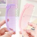 Pocket Hair Comb Styling Tool Cartoon Heart Shaped Portable Girl Hair Comb for Salon. 
