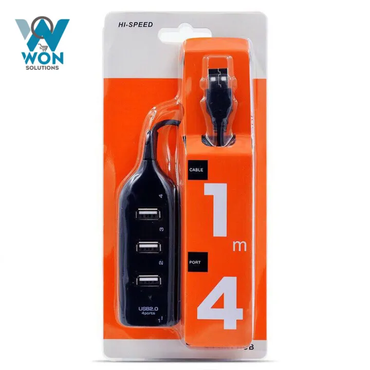 4%20Port%20High%20Speed%20USB%202.0%20HUB%20With%201M%20Charging%20Cable%204%20USB%20Ports%20Charger%20Adapters%20-%20Image%204