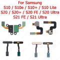 Finger Print Scanner For Samsung Galaxy S21 Ultra S10e S10 Lite S10+ S20 FE S20 Plus 5G Fingerprint Sensor Flex Cable Return Key. 