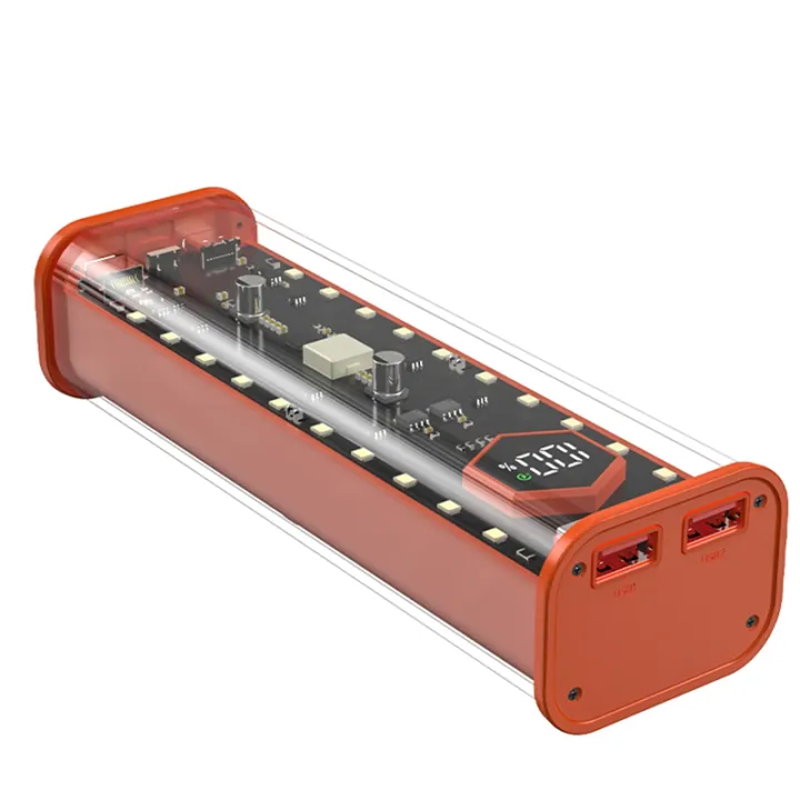 JDXHLAU 21700 Battery Storage Box 4 Slots DIY Power Bank Box for 21700 ...