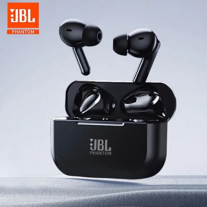 Black Edition JBL Air R03 Wireless Earbuds TWS Premium Quality AirPods Pro ANC - True Active Noise Cancellation Call Audio Super Sound Bluetooth Headsets Stereo Earphones NN