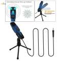 Professional Condenser Mic Sound Podcast Studio Microphone with Tripod Stand. 