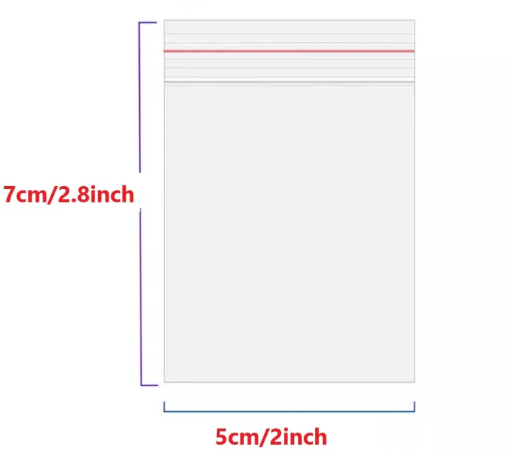 5*7CM%20-%20100pcs/pack%20Resealable%20Zip%20Lock%20Bags%20Self%20Seal%20Clear%20Plastic%20Ziplock%20Poly%20Bag%20Food%20Storage%20Package%20-%20Image%204