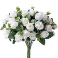 Bridal Bouquets Home Decoration Party Supplies Floral Arrangement Artificial Eucalyptus Rose Simulation Plants Leaves Lifelike Flowers. 