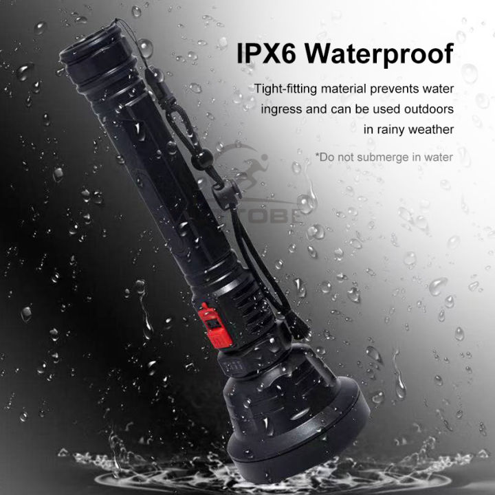 Auoyo%20Flashlights%20Emergency%20Electric%20Portable%20Lamp%20Light%20Camping%20Hiking%20Work%20Lights%20Flashlight%20Bright%20Searchlight%20Spotlight%20300M%20Distance%20USB%20Rechargeable%20Flashlight%20-%20Image%206