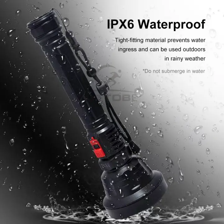 Outdoor%20Flashlights%20Emergency%20Electric%20To-rch%20%20Light%20Portable%20Lamp%20Light%20Camping%20Hiking%20Work%20Lights%20Flashlight%20Bright%20Searchlight%20Spotlight%20300M%20Distance%20USB%20Rechargeable%20Flashlight%20-%20Image%206