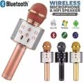 Wireless / Wired Mic Handheld Bluetooth Recording and Karaoke Microphone 124423691 NN Collection. 