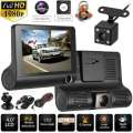 Car Dash cam 3 Camera WDR Lens Video Car DVR Full HD 1080P. 