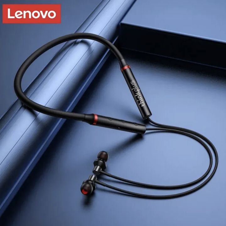 Lenovo HE05X Top Quality Bass Magnetic Neckband - Wireless Earphones with IPX5 Waterproof Rating and Bluetooth 5.0 for Superior Audio Experience PRM