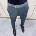 Spring Formal Suit Pant Men Slim Fit Trousers Office Work Pant Man Wedding Banquet Club Social Casual Pants Plus Size 28-36. 