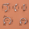 1pc Surgical Steel Forcep Nose Ring Hoop Septum Piercing Holding Tool Unscrew Clamp and Eyebrow Earrings Labret Body Jewelry set. 