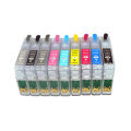 T0961- T0969 Refillable Ink Cartridge WIth Auto Reset Chip For Epson Stylus Photo R2880 Printer. 