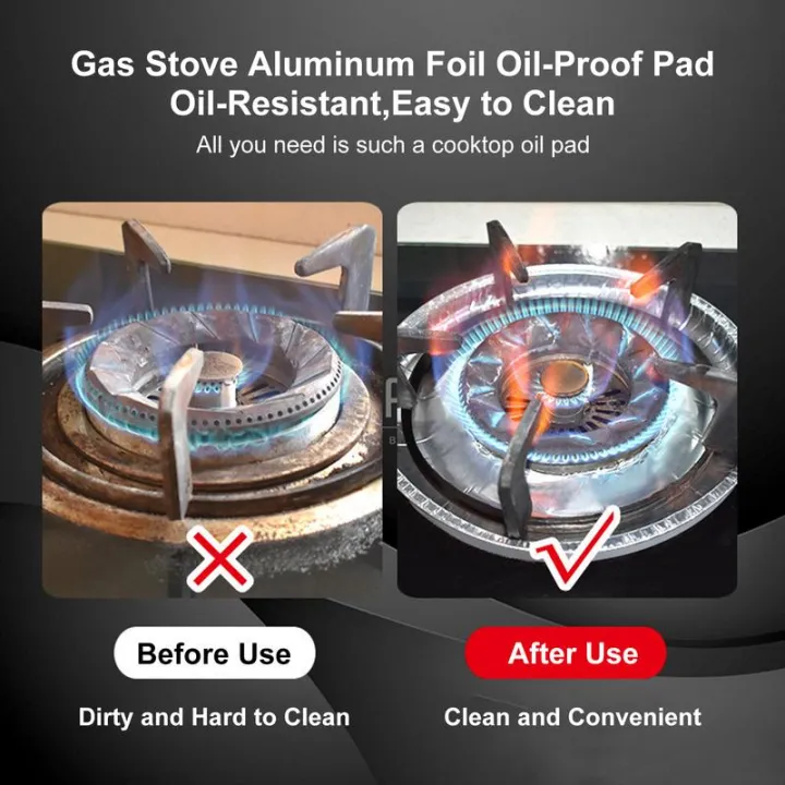 Kitchen%20Oil%20Proof%20Stove%20Liners%20Disposable%20Aluminum%20Foil%20Stove%20Burner%20Covers%20Gas%20Oven%20Pad%20For%20Cooking%20Kitchen%20Accessories%201Pcs%20-%20Image%208