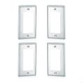 4 Pack Sturdy Galvanized Alloy Electrical Box for Rectangular Outlet Enclosures Junction Box Safety Protective D5BD. 