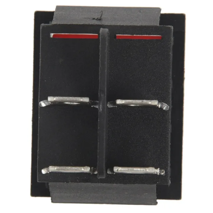 4X%20Red%20Light%204%20Pin%20DPST%20ON/OFF%20Snap%20in%20Rocker%20Switch%2015A/250V%2020A/125V%20AC%2028X22mm%20-%20Image%206