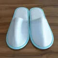 【WEJA】1pair Unisex Slippers Hotel Travel Spa Portable Slippers Disposable Home Guest Indoor Cotton Fabric Slipper. 