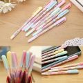 Random1PC  Rainbow Colored Gel ink Pen Office School Supplies Writing Painting Pens Drawing Coloring Marking School supplies Creative Korea Stationery Colorful Rainbow Gel-Pens. 