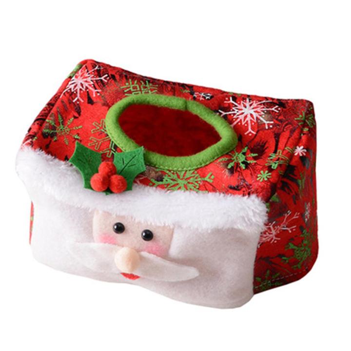 Tissue Box Cover Multi-purpose Tissue Paper Container Christmas Decorations
