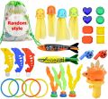 Children Swimming Octopus Pool Diving Toys Children Funny Octopus Diving Game Play Water Toys Underwater Training Fun Bath Toys. 