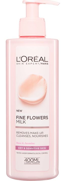 LOreal Paris Fine Flowers Cleansing Milk 400ml